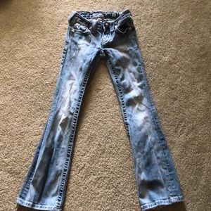 Girls missed jeans